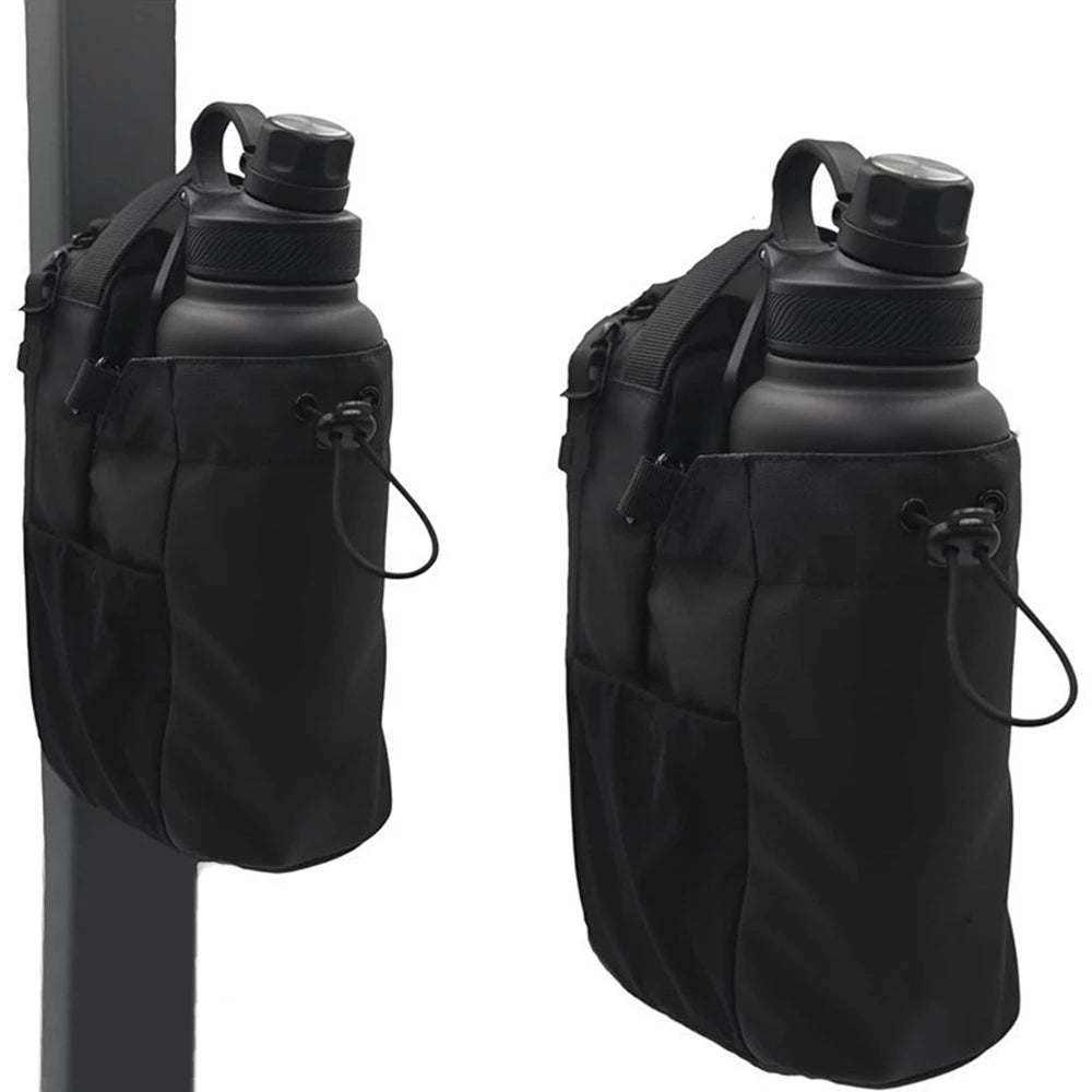 Magnetic Gym Bag Large Capacity Magnetic Carrier Bag With Phone Pocket Portable Gym Water Bottle Pouch Gym Accessories Organizer