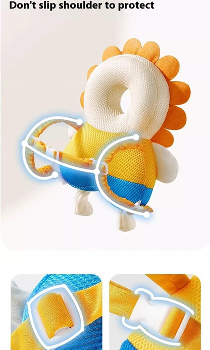 Head Protection Baby Head Protector Backpack PP Cotton Filling Toddler Crawling Walking Safety Cushion Newborn Boy Girl Room