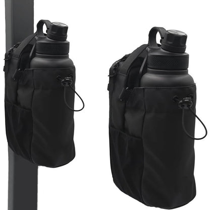 Magnetic Gym Bag Large Capacity Magnetic Carrier Bag With Phone Pocket Portable Gym Water Bottle Pouch Gym Accessories Organizer