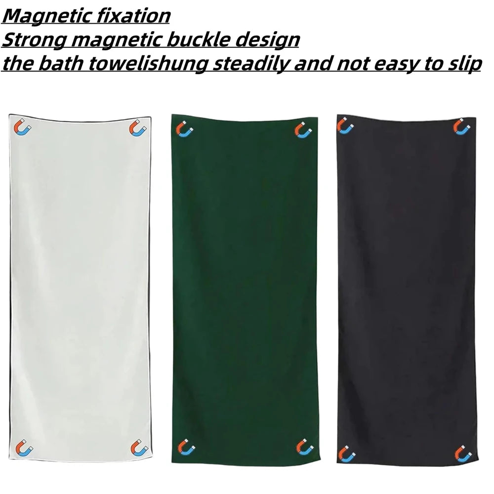 Multifunctional Outdoor Magnetic Towel Quick Dry Beach Towel Portable Privacy Cover Changing Towel for Car Camping Beach Travel