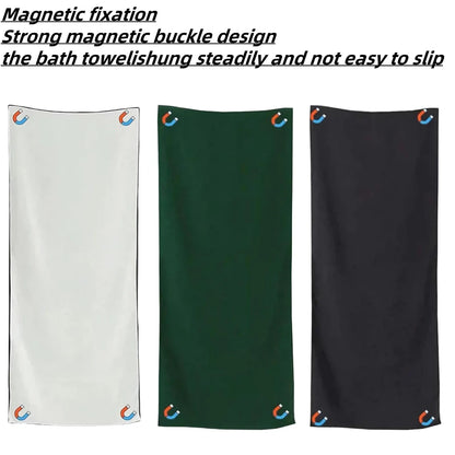 Multifunctional Outdoor Magnetic Towel Quick Dry Beach Towel Portable Privacy Cover Changing Towel for Car Camping Beach Travel
