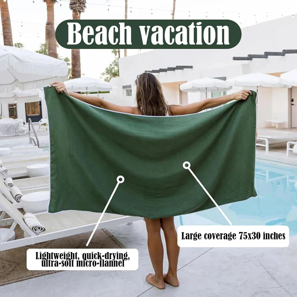 Multifunctional Outdoor Magnetic Towel Quick Dry Beach Towel Portable Privacy Cover Changing Towel for Car Camping Beach Travel