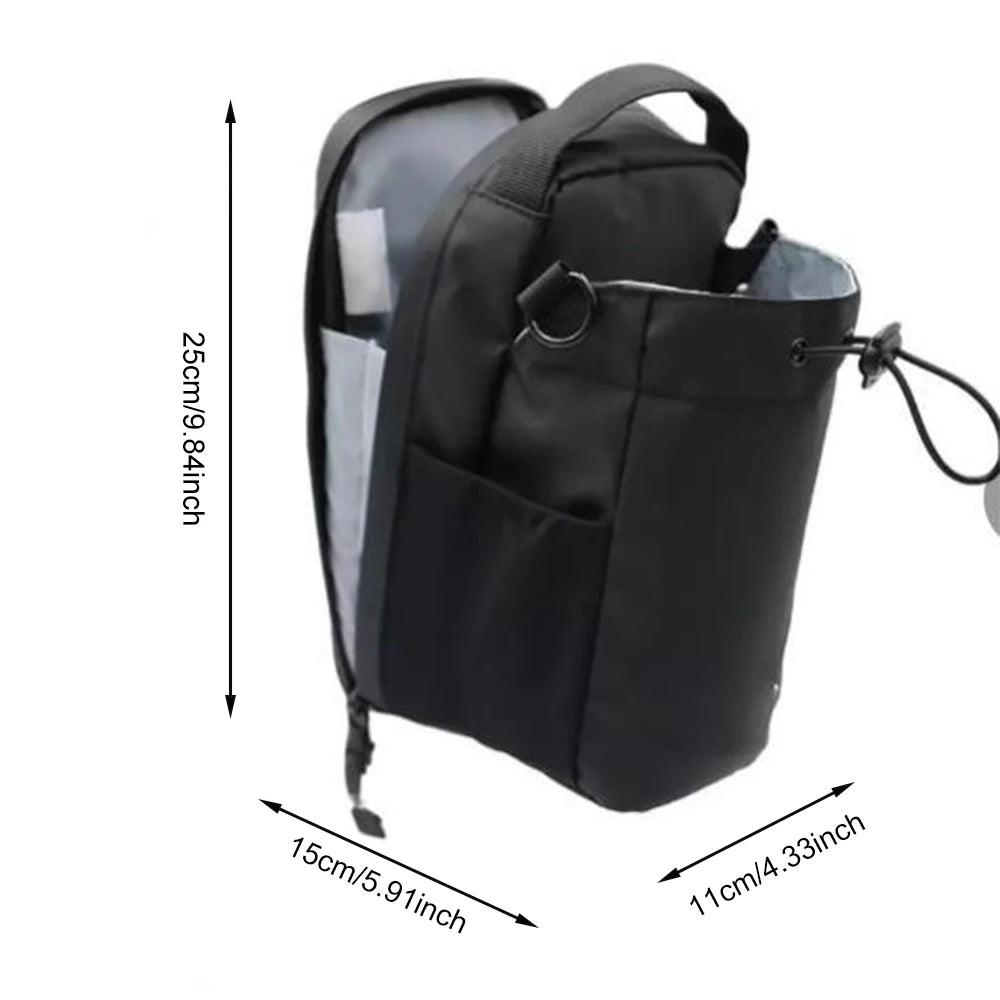 Magnetic Gym Bag Large Capacity Magnetic Carrier Bag With Phone Pocket Portable Gym Water Bottle Pouch Gym Accessories Organizer