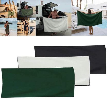 Multifunctional Outdoor Magnetic Towel Quick Dry Beach Towel Portable Privacy Cover Changing Towel for Car Camping Beach Travel