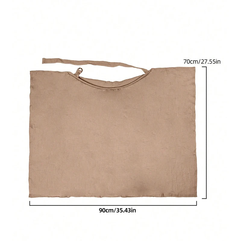 Breastfeeding towel and cover to prevent light leakage when going out for breastfeeding. Sham shielding cloth for strollers, sun