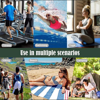 Multifunctional Outdoor Magnetic Towel Quick Dry Beach Towel Portable Privacy Cover Changing Towel for Car Camping Beach Travel