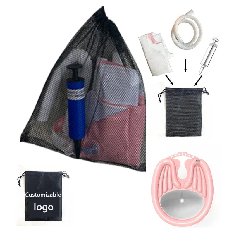 Inflatable Shampoo Basin PVC Foldable Portable Shampoo Pad Spa Tub Deflate Hair Washing Basin for Pregnant Women Elderly